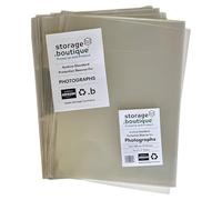 storage.boutique Lot de 50 pochettes de protection pour photographie, norme d'archivage, sans acide, 30,5 x 22,9 cm, 230 x 308 mm