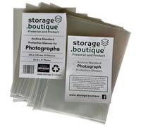 storage.boutique Lot de 50 pochettes de protection pour photographie, norme d'archivage, sans acide, 6 x 4 pouces, 155 x 105 mm