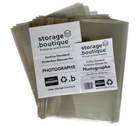 storage.boutique Pochettes de protection pour photographies, norme d'archivage, sans acide, 8 x 6 pouces, 207 x 156 mm, 50