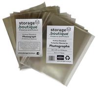 storage.boutique Pochettes de protection pour photographies, norme d'archives, sans acide, 15,2 cm x 12,7 cm, 159x130 mm, 50
