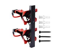 Storage Bracket Rack - Jack Stand Wall Mounted Steel System , Vertical Organizer High Load Capacity Holder Kit , Trailer Equipment Space Saving Solution | Garage Home Workshop Arrangement Heavy Duty