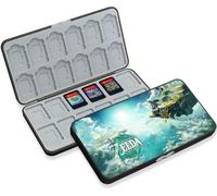 Storage for Switch Games,Game Box Switch Storage,Silicone Lining,Switch Games Storage Box,with 24 Game Card Slots and 24 Micro SD Card Slots (DC2410)