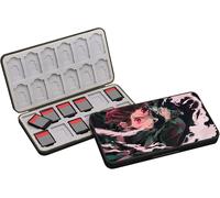 Storage for Switch Games,Switch Game Box,Silicone Lining,Switch Games Storage Box,with 24 Game Card Slots and 24 Micro SD Card Slots,DC2402,Modern