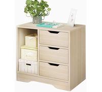 Storage Household Corridor Three Pumping Locker Bathroom Bedroom Living Room 49X31.5X48.5cm Storage Box (Color : White) (Cherry)