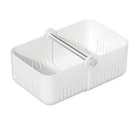 Storage Organizer Box, Multi Functional Garden Harvest Kitchen Organizer, Rotatable Foldable Large Capacity with Hole Drainage Portable Handle Organization Picnic Basket