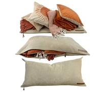STORAGE PILLOW - Taie d'oreiller XL à fermeture éclair pour maximiser l'espace. Idée de rangement pour camping-cars, dortoirs Vanlife, petites maisons et petits espaces. Remplissez avec des vêtements,