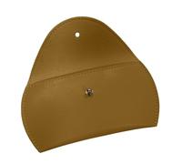 Storage Pouch, Wireless Mouse Case, Leather Carrying Sleeve, Soft Interior, Protection Technology, Desktop Computer Supplies, Brown Compact Design for Portable Gear