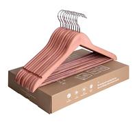 StorageWorks Lot de 10 cintres en bois de cèdre pour chemises, vestes, pantalons, costumes, pulls