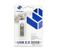 STORANGE Clé USB 32 Go 2.0 Slim Argent