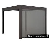 Store 4 M Pour Pergola Evora 4 X 3 M Texaline Graphite - Hespéride Multicolore