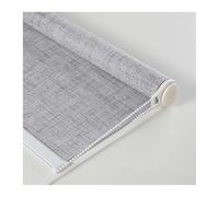 Store À Enroulement À Tirage Latéral sans Percage Protection Visuelle Salle de Bain Store Plissé Anti-éblouissement Bureau Chambre Stores Venitien(Gray,90W x 160H cm)