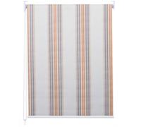 Store à enroulement HWC-D52, Store à enroulement latéral Jalousie, 100x160cm protection solaire obscurcissement opaque ~ gris/brun/orange