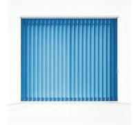 Store À Lamelles Blanc, Rideaux en Tissu de Filtrage de La Lumière, Stores Vénitiens Verticaux de Séparation de Pièces pour Intérieur Fenêtres de Maison 40-300cm(Dark blue,100W x 240H cm)