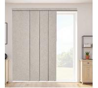 VEVOR Store à Panneaux Japonais Extensible 116-218 cm de Largeur Réglable Marron