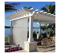 Store à rouleau d'extérieur imperméable gris clair filtrant la lumière pour porche, tonnelle, pergola, 101,6 x 200,7 cm (l x L)