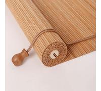Store à Rouleau en Bambou Naturel, Rideau en Bambou Exterieur, Occultant Fenêtre, en Bois pour Portes de Fenêtres de Cuisine, 50cm x 100cm