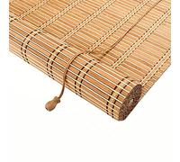 Store à Rouleau en Bambou Naturel,Store Enrouleur Exterieur,Store en Bois de Qualité Supérieure pour Portes de Fenêtres de Cuisine,Stores en Bambou,70% Panne D'électricité (130x220cm/51x87in)