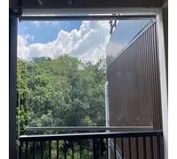 Store à Rouleau Étanche,Store Enrouleur PVC Pergola Extérieure,Résistants Aux UV et Imperméables,Faciles à Installer et à Remonter,Largeur Disponible 50 à 160 Cm (W90xH180cm)