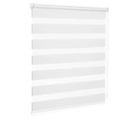 Store à rouleau fenêtre porte intérieure maison bureau kit montage mural sans trous 60 x 180 cm Blanc