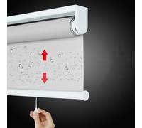 Store à rouleau occultant sans fil, lever automatique du printemps, protection UV, rideau de fenêtre rétractable pour la maison, taille : 120 x 280 cm, parfait pour l'intimité et l'efficacité