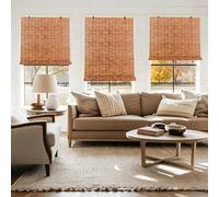 Store Bambou Exterieur pour Terrasse, Store Enrouleur Bambou Imperméables, Rideau De Roseau pour Fenêtres, Stores à Enroulement Sunshades Stores Romains en Bambou Imperméables pour Jardin Balcon