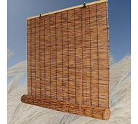 Store Bambou Intérieur,Store Roulant Bambou Naturel,Store Venitien,Rideau De Roseau Store Enrouleur,Panneau Occultant,Rideaux De Paille,Store Bateau En Bambou, Pour Balcon Extérieur,Personnalisable (
