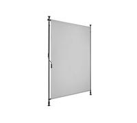 Store banne - TECTAKE - Brise-vue TAIJA avec manivelle et tissu opaque imperméable protection UV 100 x 310 cm - Gris Clair
