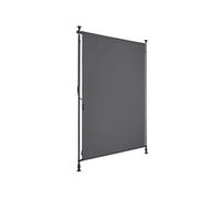 Store banne - TECTAKE - Brise-vue TAIJA avec manivelle et tissu opaque imperméable protection UV 100 x 310 cm - Gris Foncé