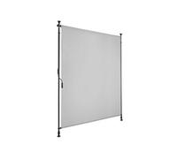 Store banne - TECTAKE - Brise-vue TAIJA avec manivelle et tissu opaque imperméable protection UV 120 x 310 cm - Gris Clair