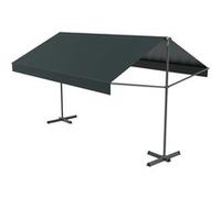 Store banne double pente 4 x 3 m gris ISEO CONCEPT USINE Gris G