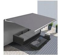 Store banne manuel 3,80x3 m gris anthracite Gris G