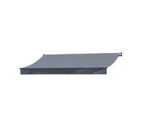 Adro - Store banne manuel 4x3m gris polyester