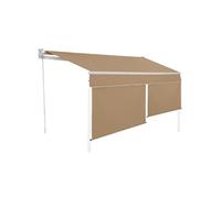 Store Banne Manuel 4x3 M Taupe Lambrequin H.1,50 M