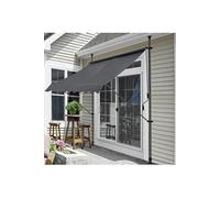 Store Banne Manuel Auvent Téléscopique 300 x 120 x 220-309 cm Gris pro.tec