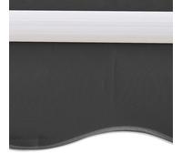 Vidaxl Auvent Pliable Motorisé 400 Cm Anthracite