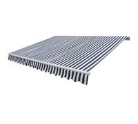 Store Banne Motorisé, Store Banne électrique Auvent Pliable motorisé 400 cm Bleu/Blanc