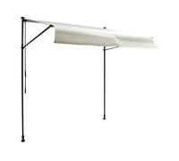 Store Banne Pour Balcon Chene 2 × 1,2m - Toile Beige Et Structure Grise Beige