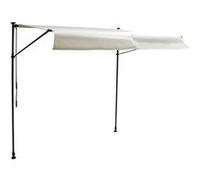 Store banne pour balcon CHENE 3 × 1,2m - Toile beige et structure grise Beige G
