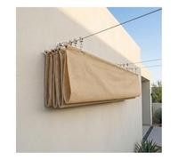 Store Banne Rétractable Voile d'ombrage auvent ondulé rétractable, Couverture de pergola, Isolation Thermique, Jardin extérieur, terrasse, Parking, abri de Toit Person(W1.2*L6m/W3.93*L19.68ft)