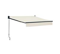 Happy Garden Store banne Saule 2,5 × 2 m – Toile beige, structure grise