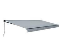 Happy Garden Store banne Saule 3,95 × 3 m - Toile grise et structure grise