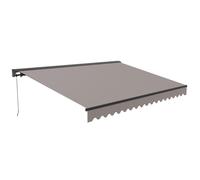 Store banne semi-intégral 3x2,5m en aluminium taupe - Oviala