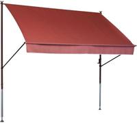 Store banne Style avec manivelle - pour la protection solaire - montage sans perçage ni chevilles - 300 cm, terre