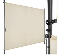 Store banne - TECTAKE - Brise-vue TAIJA avec manivelle et tissu opaque imperméable protection UV 200 x 310 cm - Beige