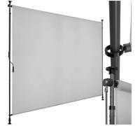 Store banne - TECTAKE - Brise-vue TAIJA avec manivelle et tissu opaque imperméable protection UV 200 x 310 cm - Gris Clair