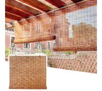 Store Bateau en Bambou Exterieur Imperméables Rideau De Roseau Intérieur Intimité 80x100 150x200 60x160 90x150 120x180cm Faciles À Installer Rideau De Paille Anti-UV(130x170CM(WxH))