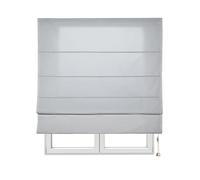 Store Bateau Lin tamisant avec Baleines pour fenêtres 120x175 cm Gris | Installation facile au mur ou au plafond. Filtre la lumière. Store romain en lin pour salon chambre cuisine StoresDeco
