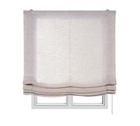 Store Bateau Lin tamisant sans Baleines pour fenêtres 120x175 cm Beige