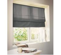 Store bateau - MADECOSTORE - Dolpo - Gris anthracite - L60 x H190cm - Tissu tamisant