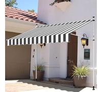 Store de balcon rétractable 200400 cm sans perçage avec manivelle manuelle réglable en hauteur Parfait pour balcon, terrasse, jardin Protection UV